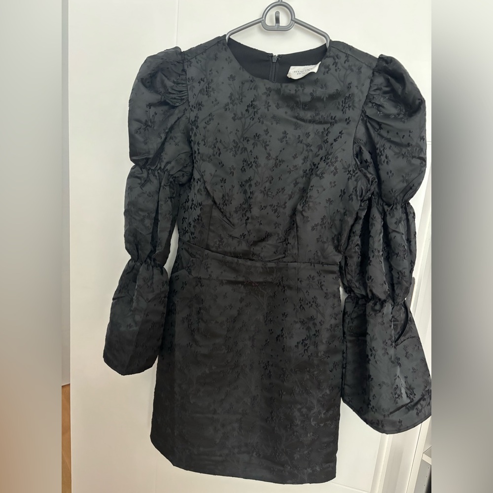 Black Puff Sleeve Dress